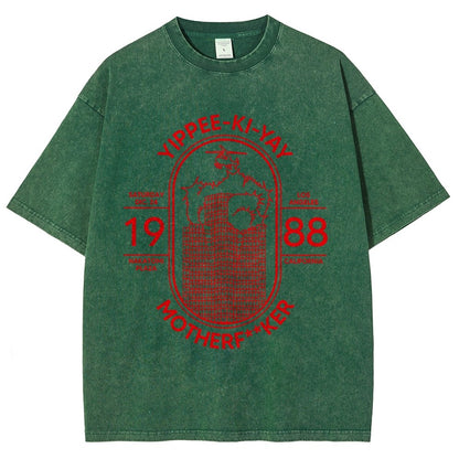 Yippie-ki-yay Vintage Distressed T-shirt