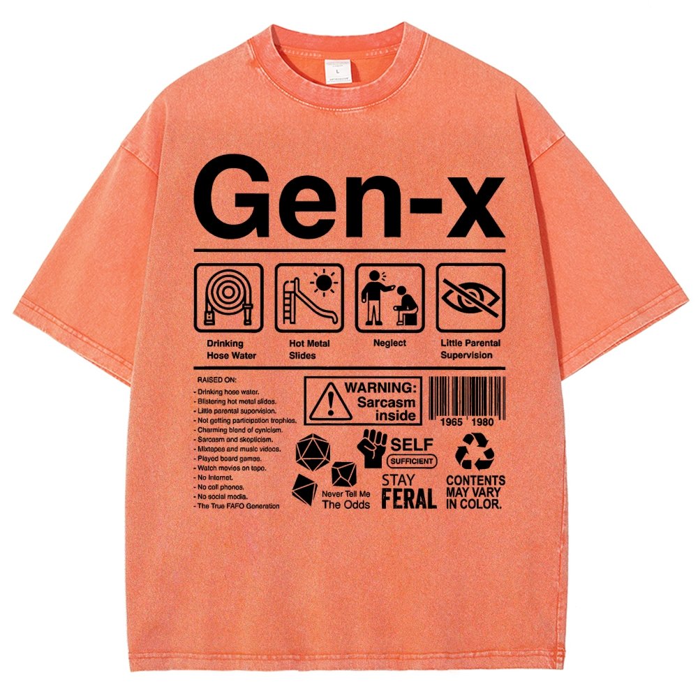 Gen X Label Vintage Distressed T-shirt