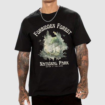 Forbidden Forest National Park Geek T-Shirt
