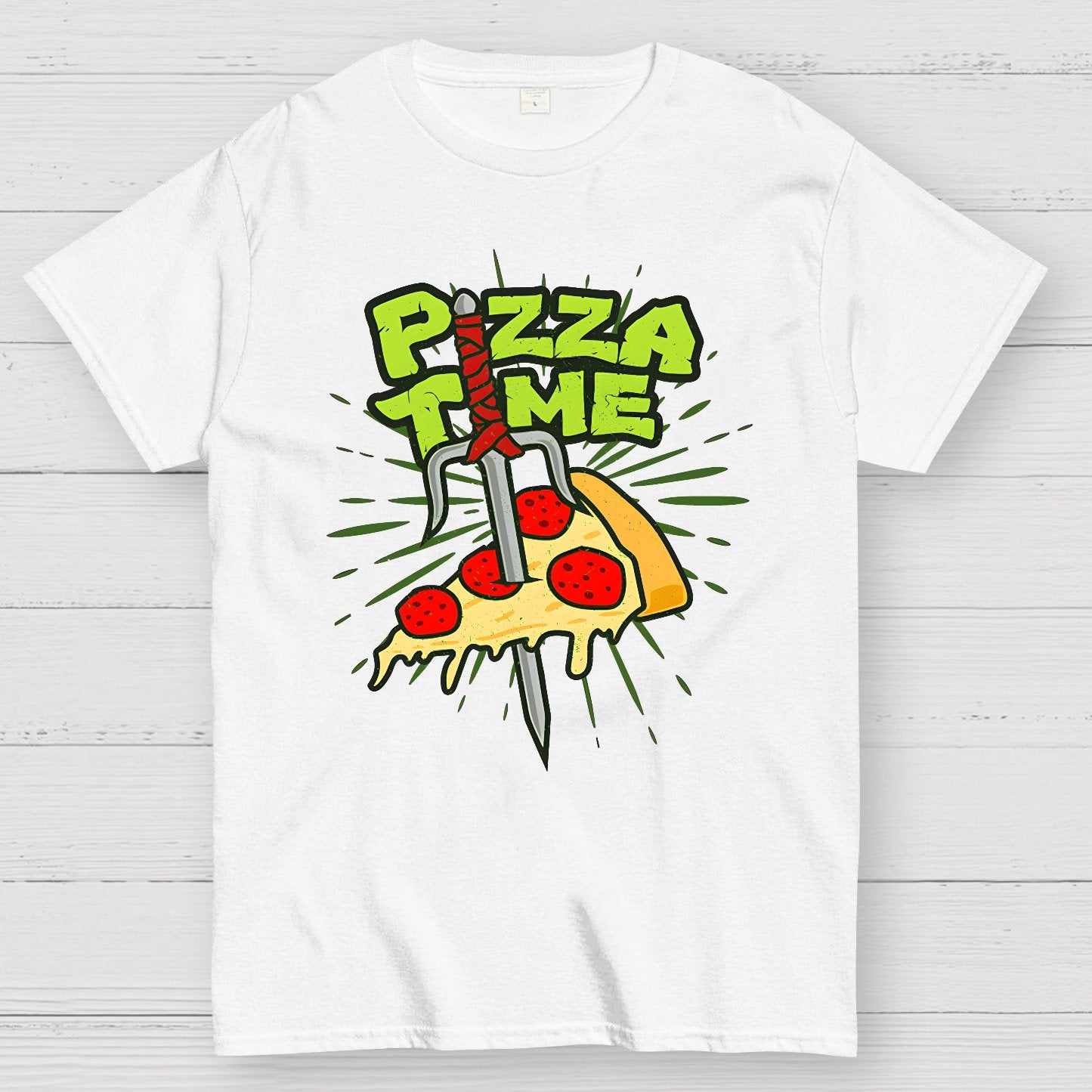 Pizza Time! Geek T-Shirt