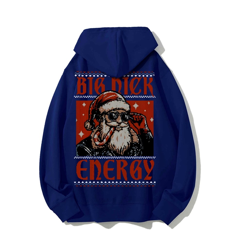 Big Nick Energy Printed Back Unisex Cotton Hoodie