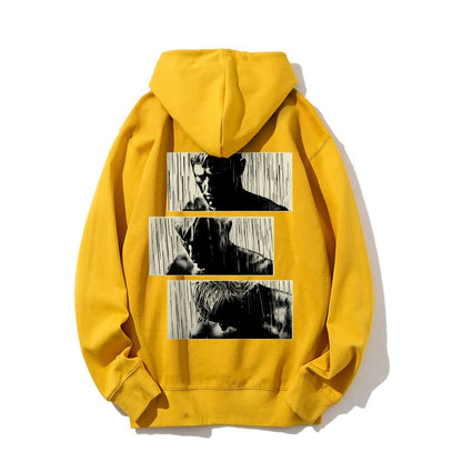 Tears In Rain Printed Back Unisex Cotton Hoodie