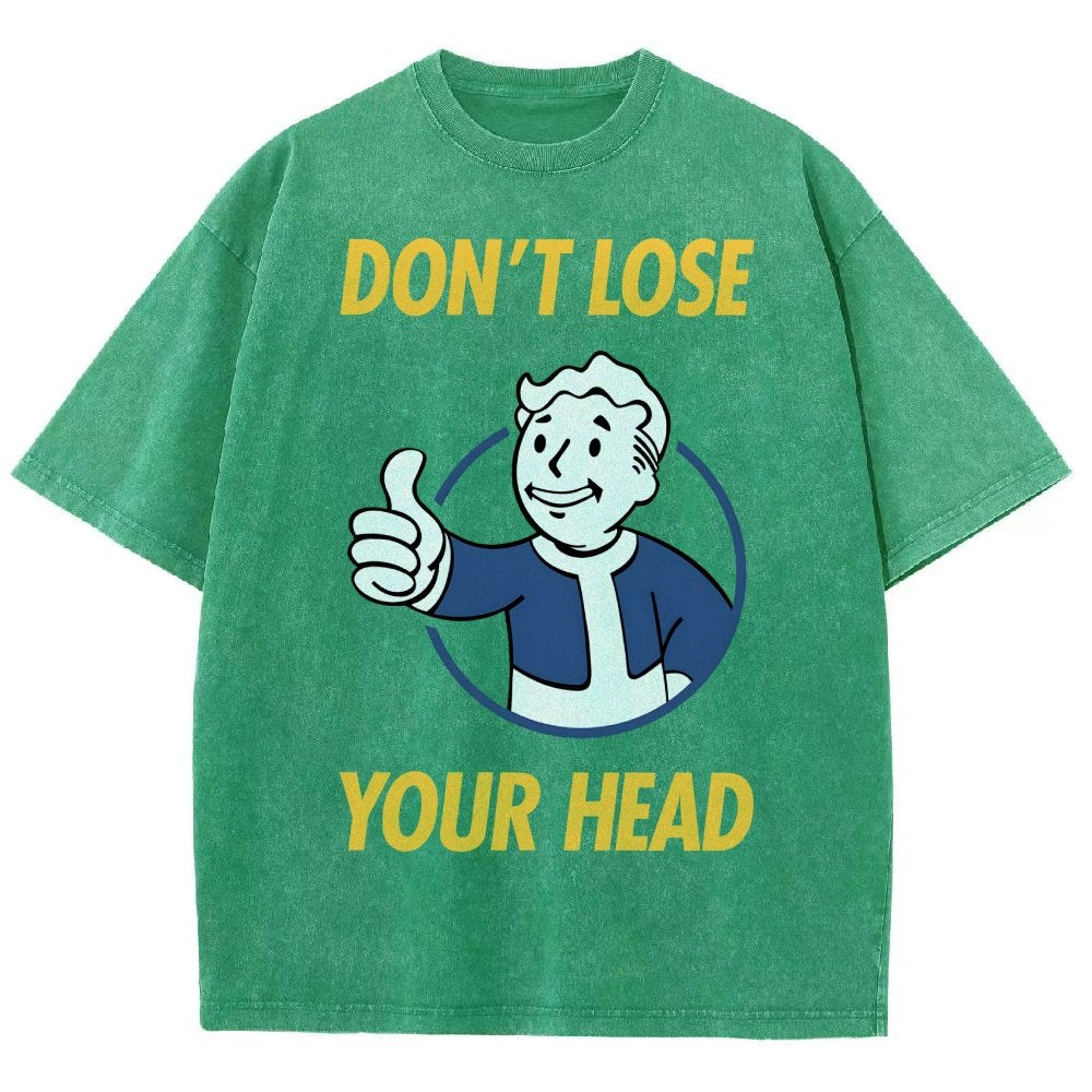 Don't Lose Your Head  Vintage Distressed T-shirt