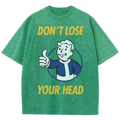 Don't Lose Your Head  Vintage Distressed T-shirt