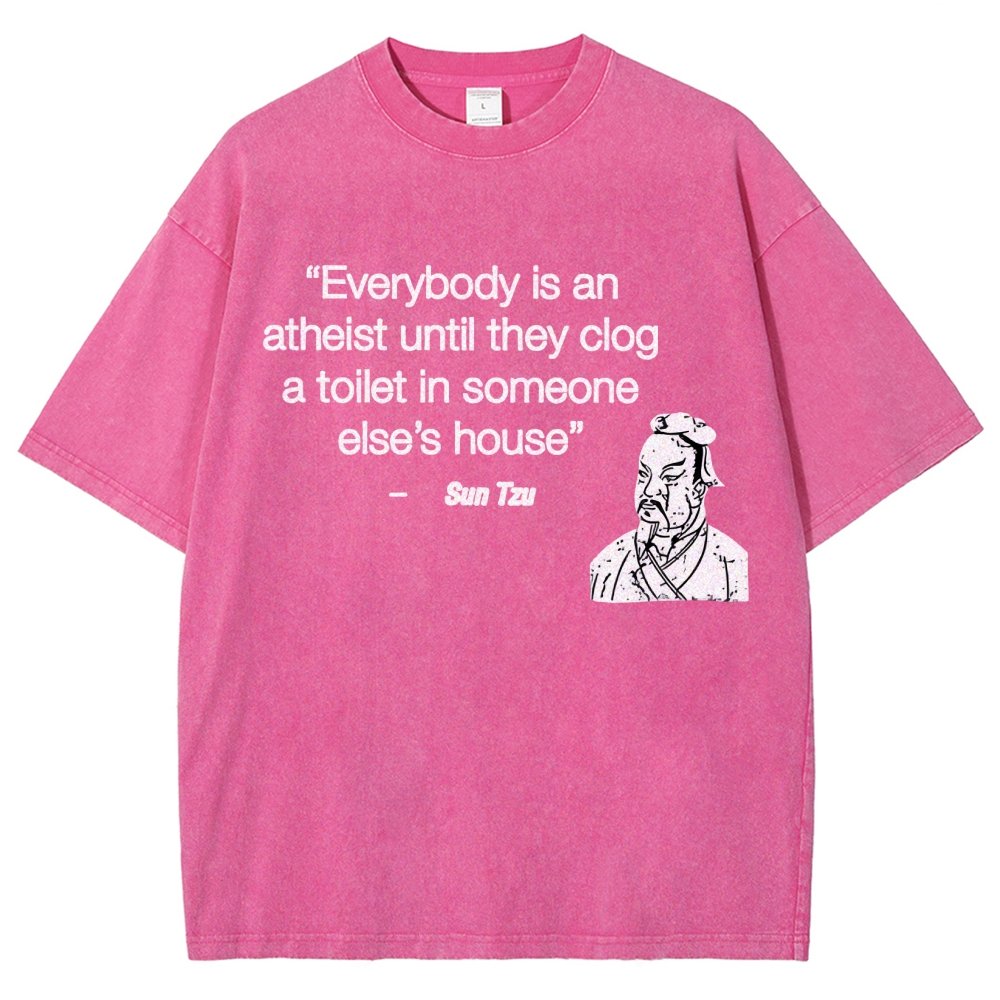 Funny Sun Tzu Saying Vintage Distressed T-shirt