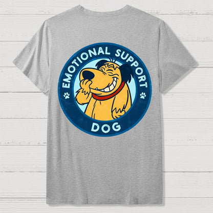 Dog Support Or Not? Back-printed Geek T-shirt