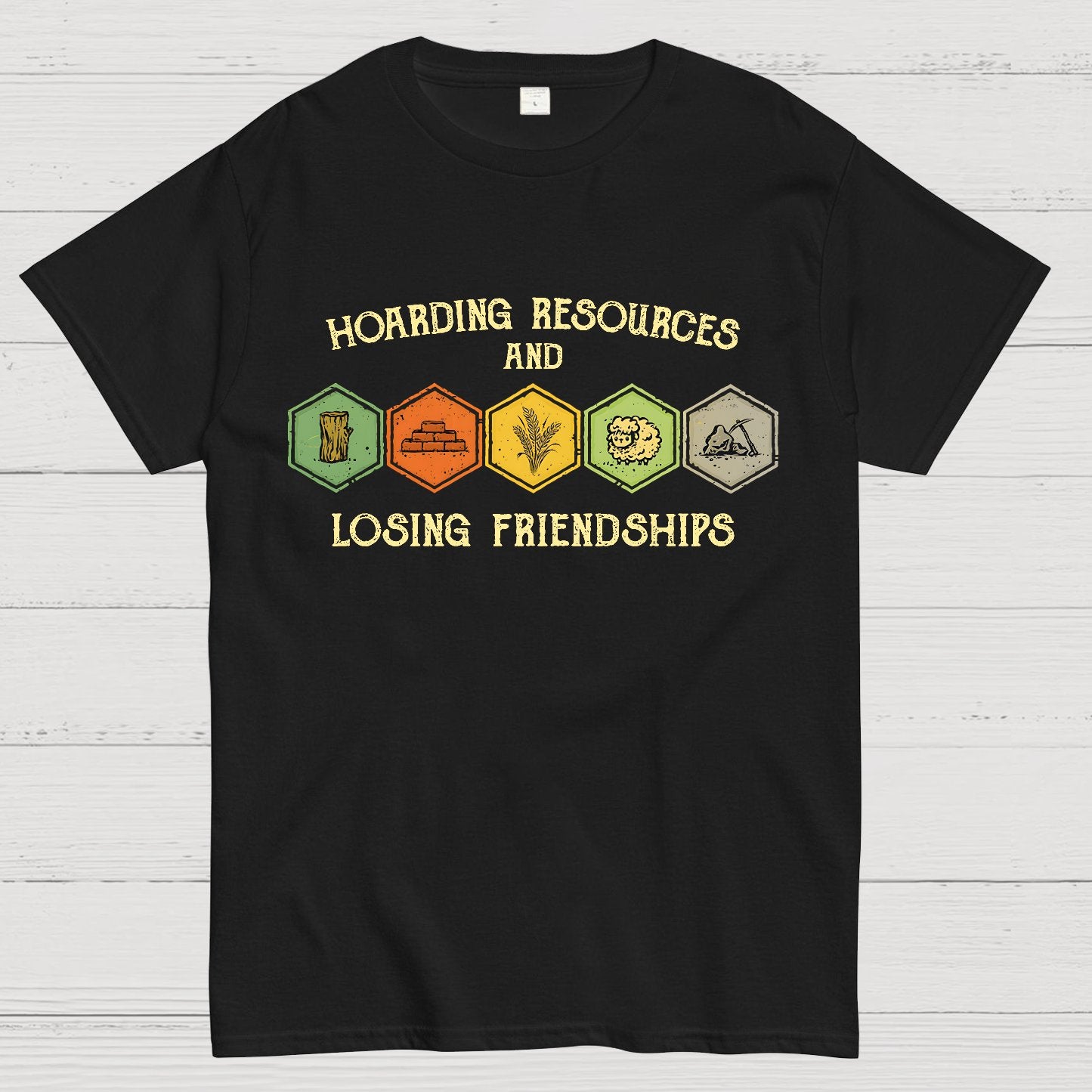 Hoarding Resources And Losing Friends Geek T-Shirt