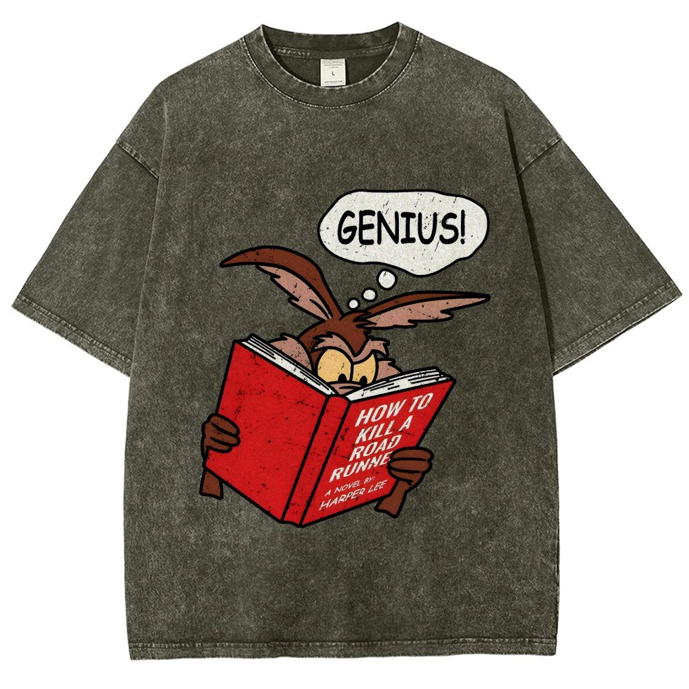 Genius Plan Vintage Distressed T-shirt