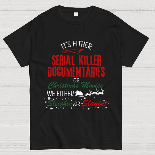 Horror Christmas Funny Christmas Geek T-Shirt