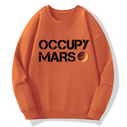 Occupy Mars Geek Cotton Sweatshirt