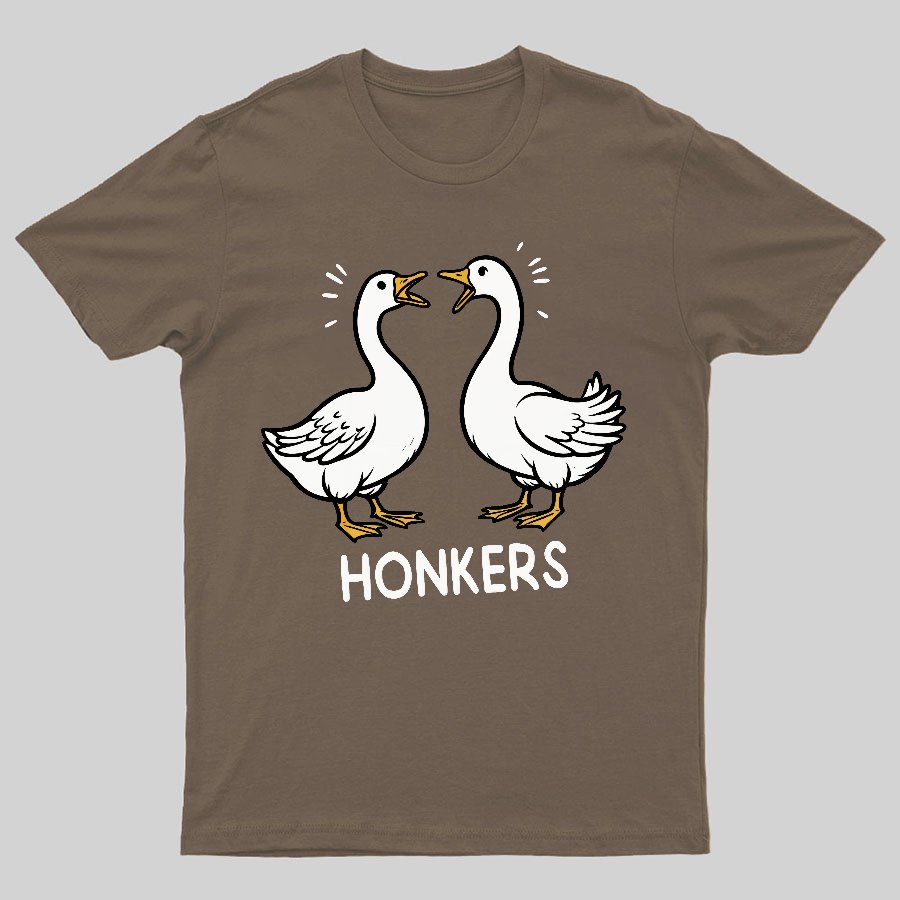 Honkers Funny Goose Geeky T-Shirt