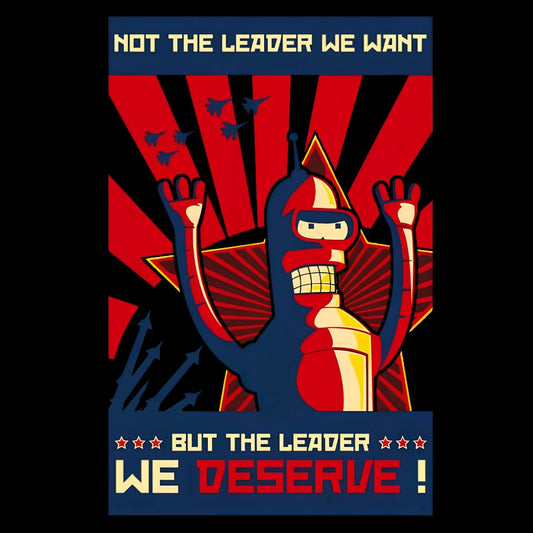 Not The Leader We Want But The Leader We Deserve Geek Cotton Sweatshirt