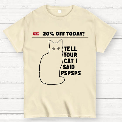 Tell Your Cat Geek T-Shirt