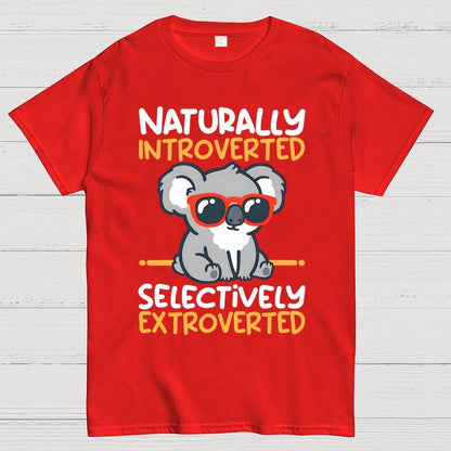 Selectively extrovert Unisex Geek T-Shirt