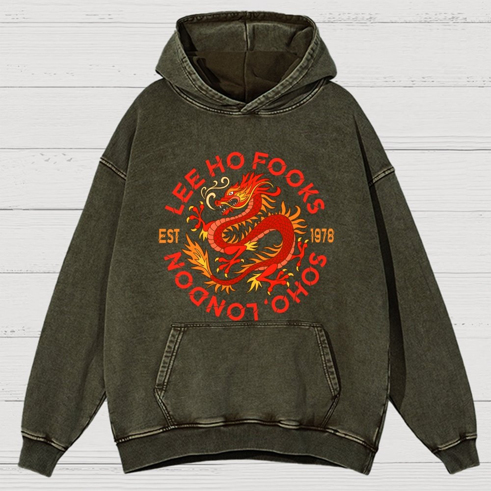 Mystery Town's (Werewolves of London)  Vintage Distressed Hoodie