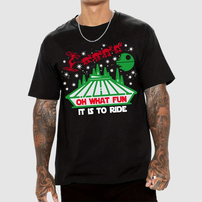 Oh What Fun It Is To Ride Christmas Geek T-Shirt