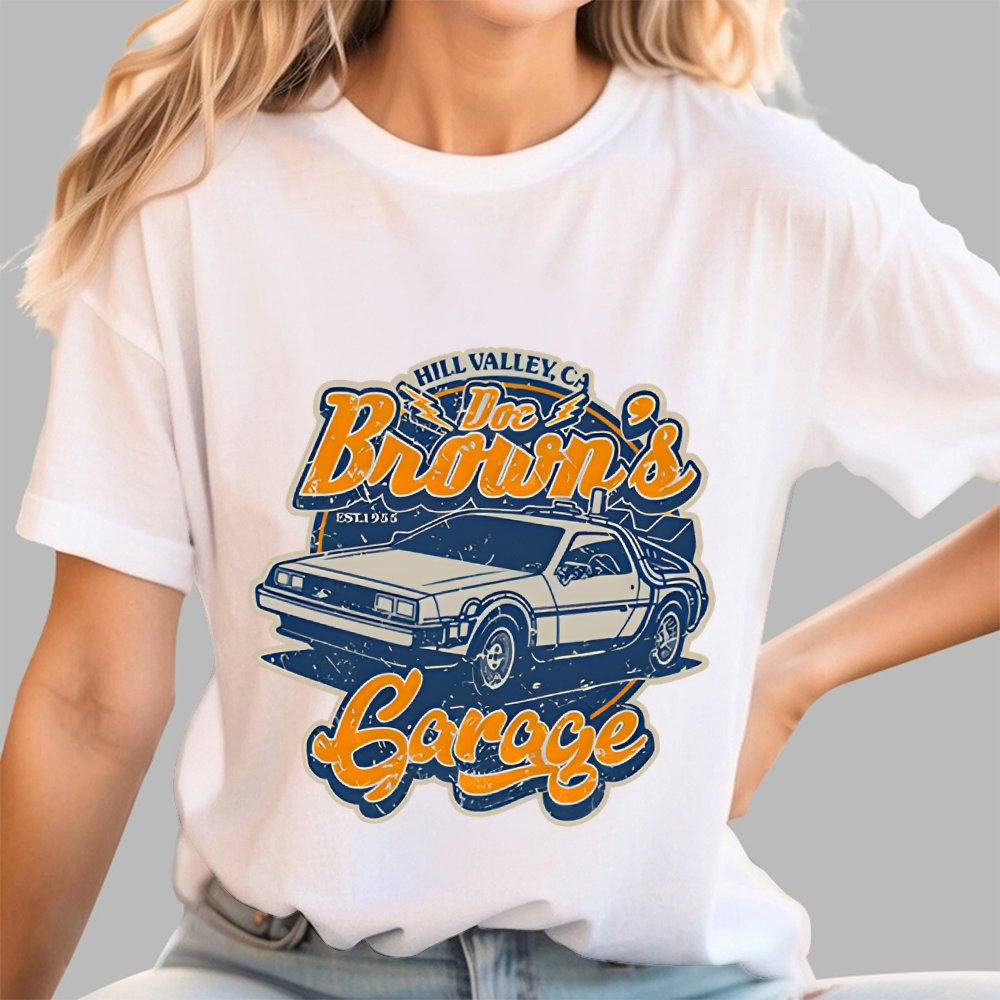 Doc Brown's Garage Geek T-Shirt