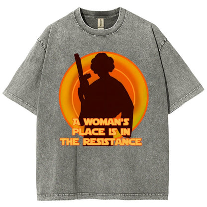 The Resistance Vintage Distressed T-shirt
