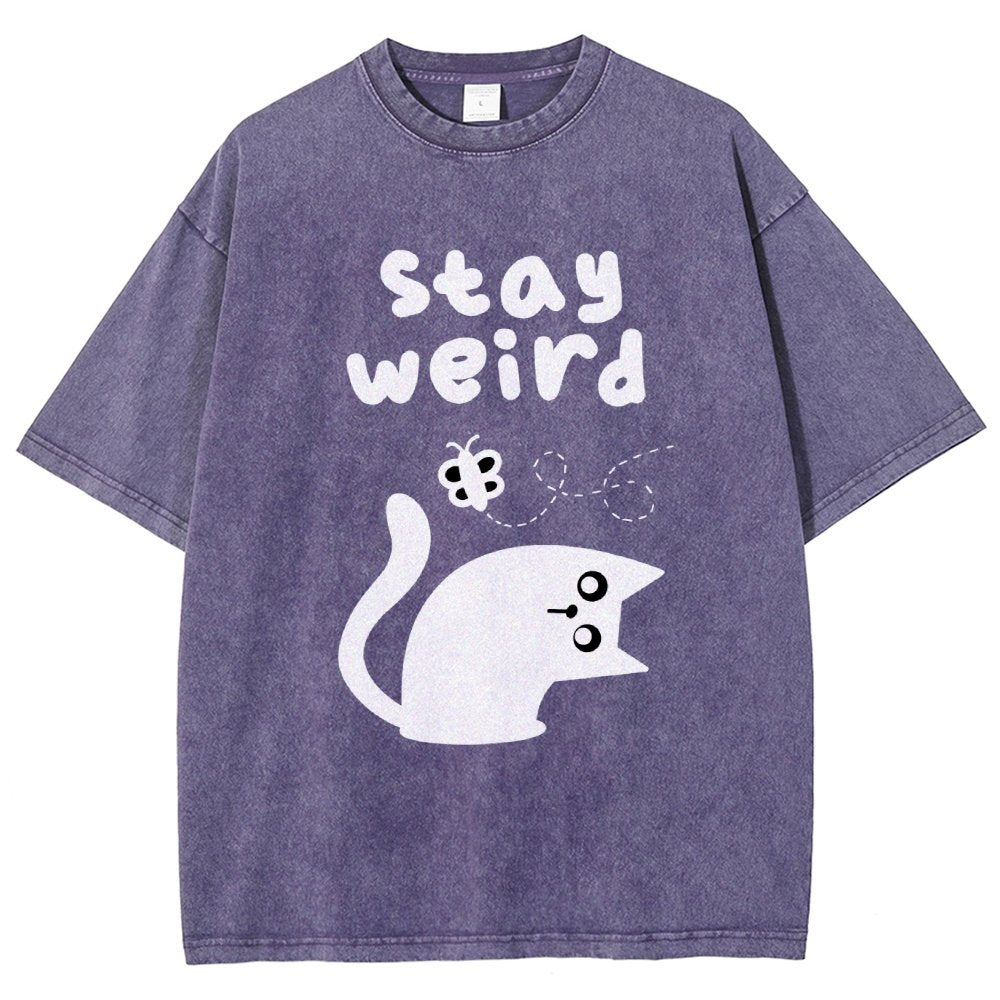 Weird Forever Vintage Distressed T-shirt