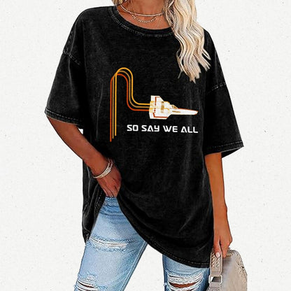 So Say We All Vintage Distressed T-shirt