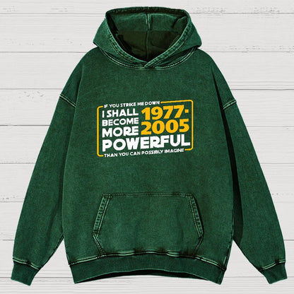 I Shall Become More Powerful Vintage Distressed Hoodie