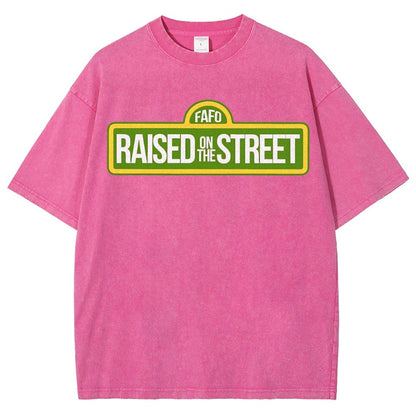 Raised On The Street Buy Now Vintage Distressed T-shirt