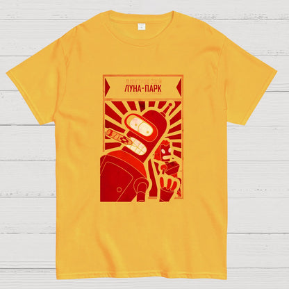 Power To The Robots Geek T-Shirt