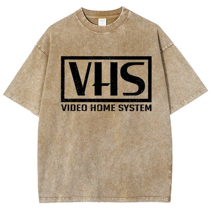 Video Home System Vintage Distressed T-shirt