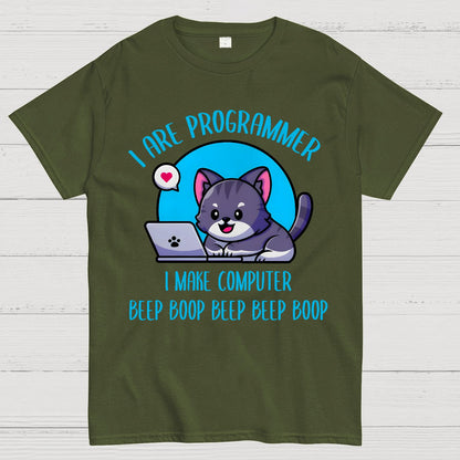 I Are Programmer I Make Computer Beep Geek T-Shirt