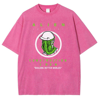 Mystery Construction Company Vintage Distressed T-shirt