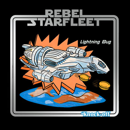 Lightning Bug Knock-off Spaceship Geek T-Shirt