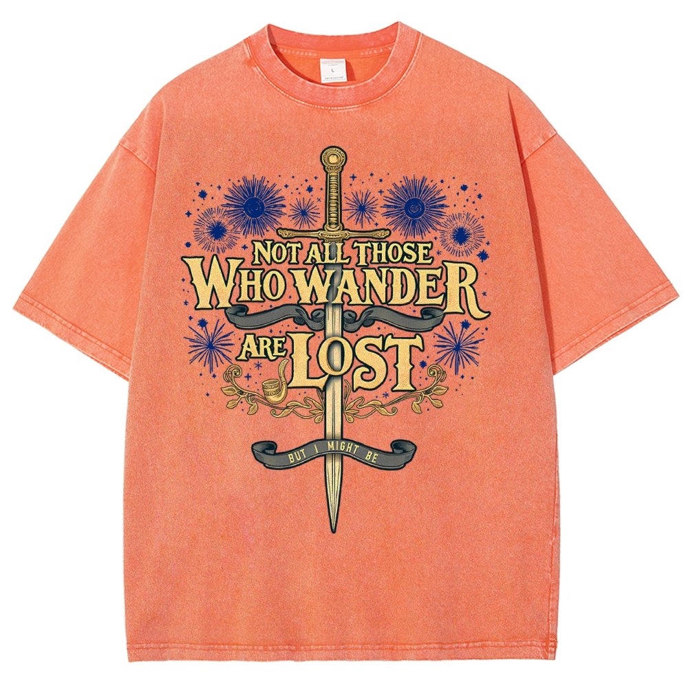 I might be lost Vintage Distressed T-shirt