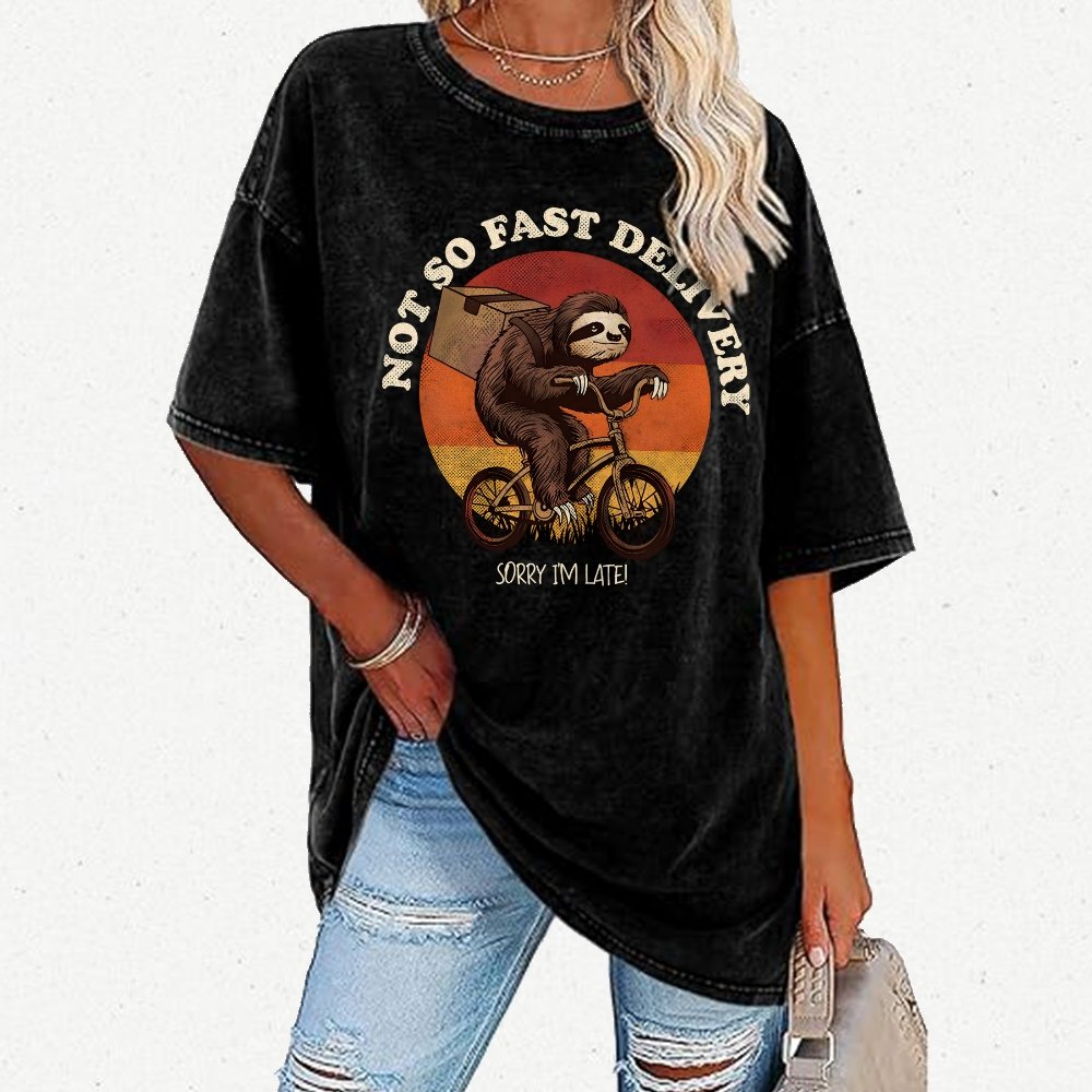 Not So Express Delivery Vintage Distressed T-shirt