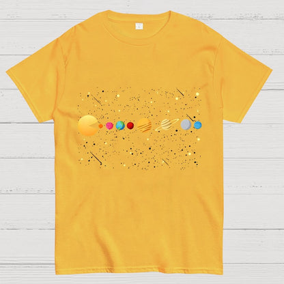 Funny Solar System - Astronauts Space Video Games Geek T-Shirt