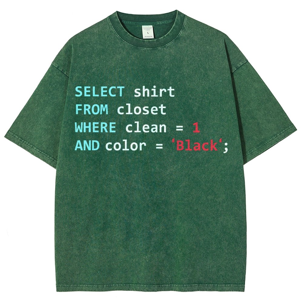 Programmer Database Vintage Distressed T-shirt