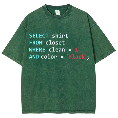 Programmer Database Vintage Distressed T-shirt