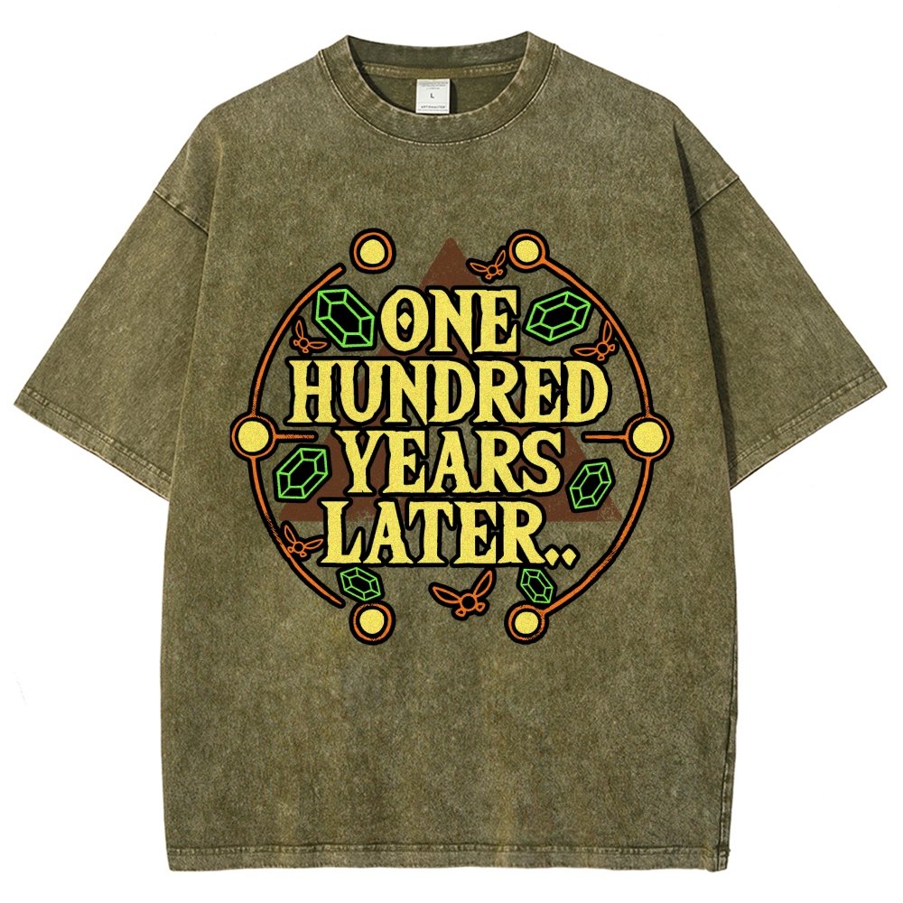 One Hundred Years Later Vintage Distressed T-shirt