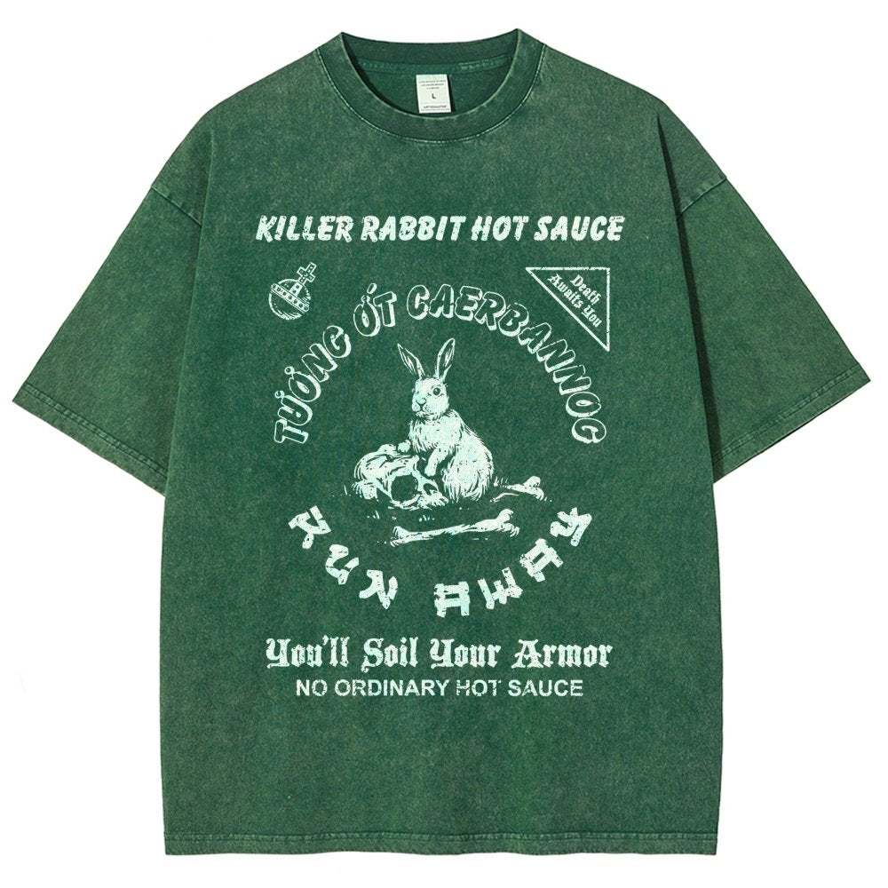 Killer Rabbit Hot Sauce Vintage Distressed T-shirt