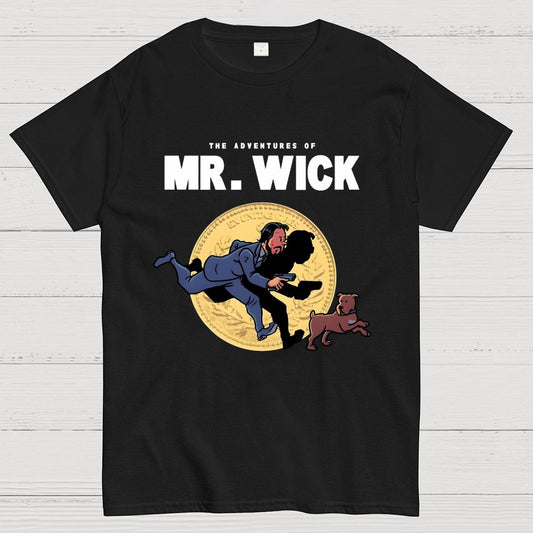 The Adventures of Mr. Wick Geek T-Shirt
