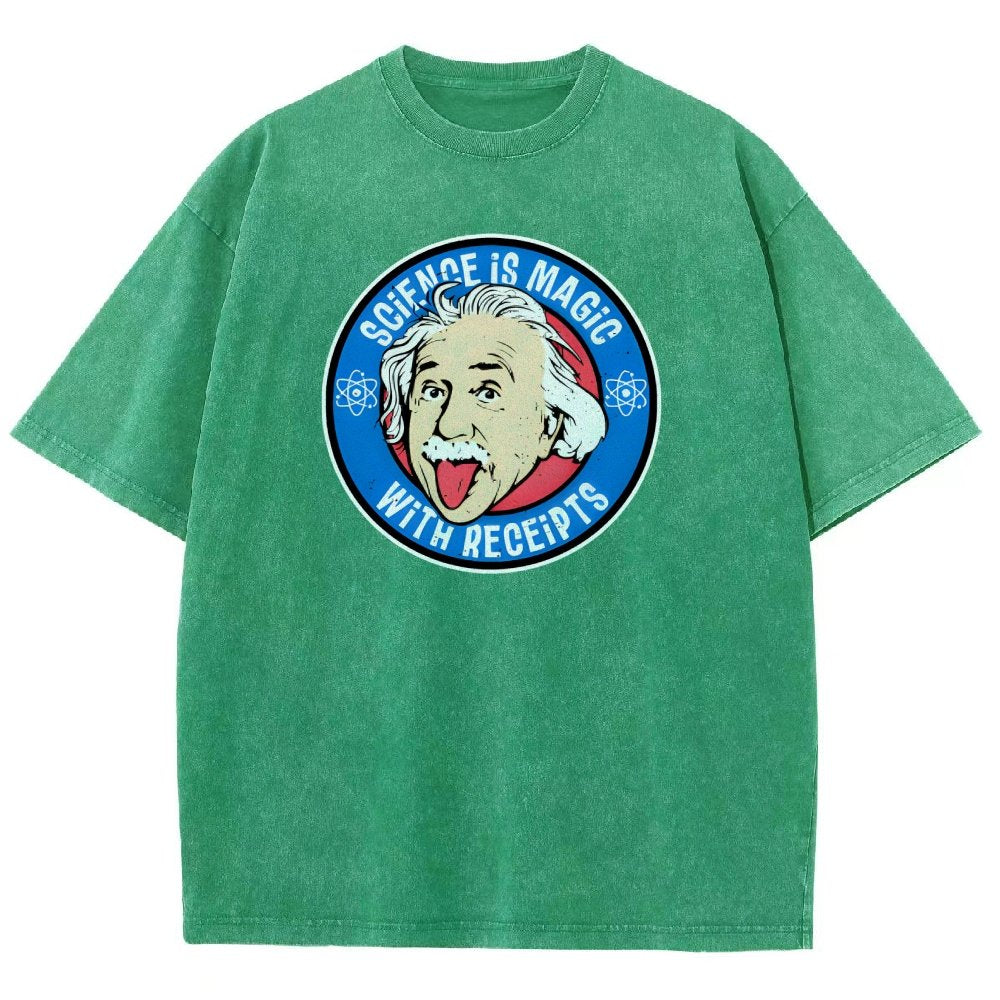 Science Is Magic Vintage Distressed T-shirt