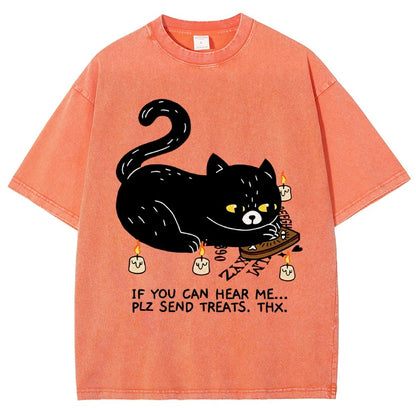 Send Treats Thx Vintage Distressed T-shirt