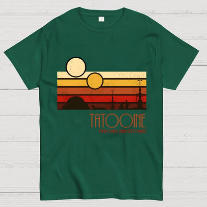 Double Suns Endless Dunes Geek T-Shirt