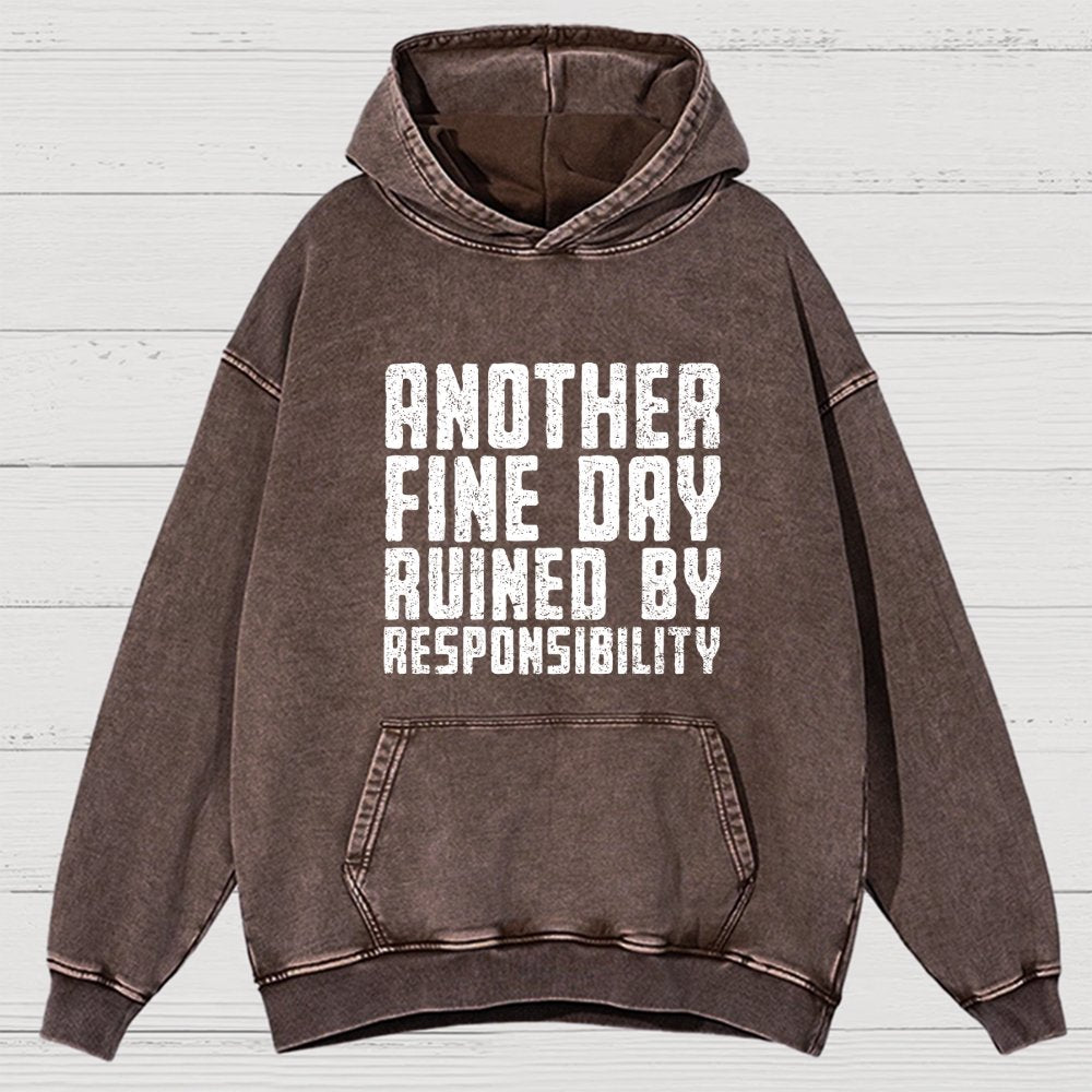 Another Fine Day Vintage Distressed Hoodie