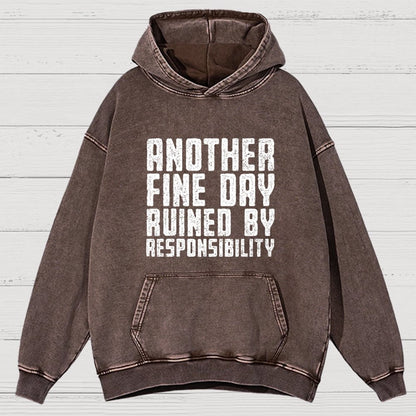 Another Fine Day Vintage Distressed Hoodie