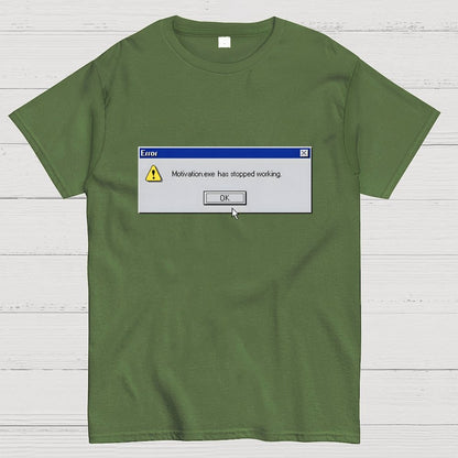 Motivation Error Geek T-Shirt