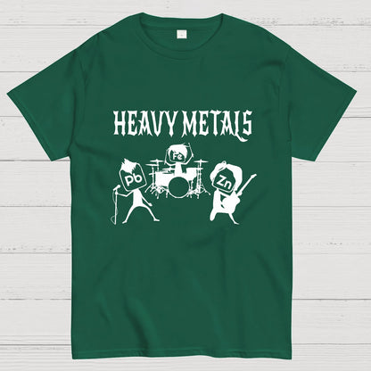Saying Heavy Metals Rocks Chemistry Geeky T-Shirt