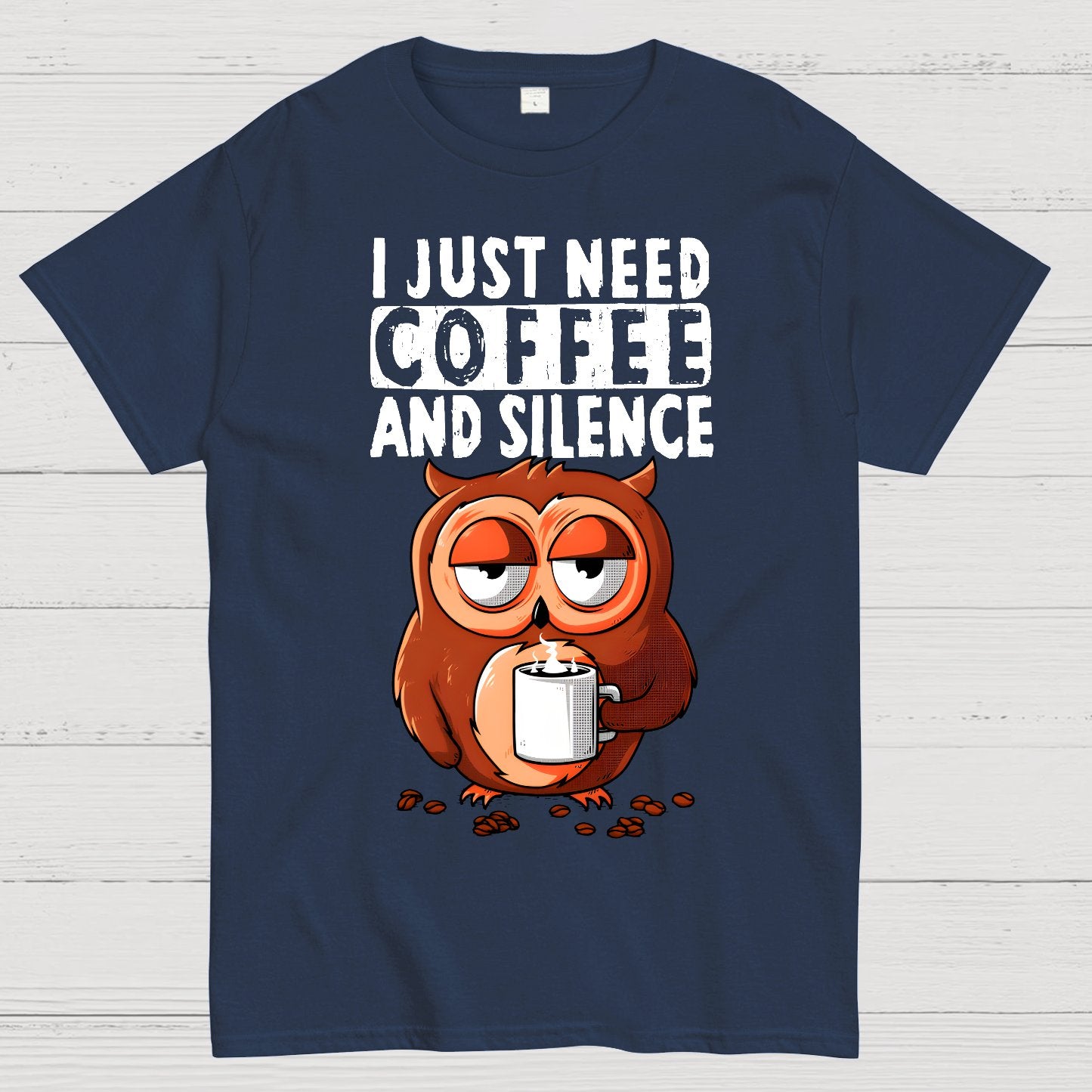 Coffee And Silence Geek T-Shirt