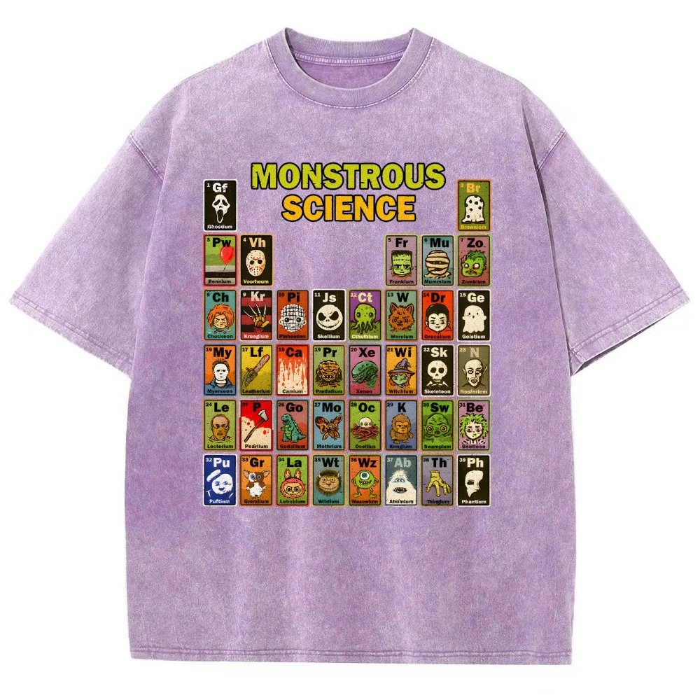 Monstrous Science Vintage Distressed T-shirt
