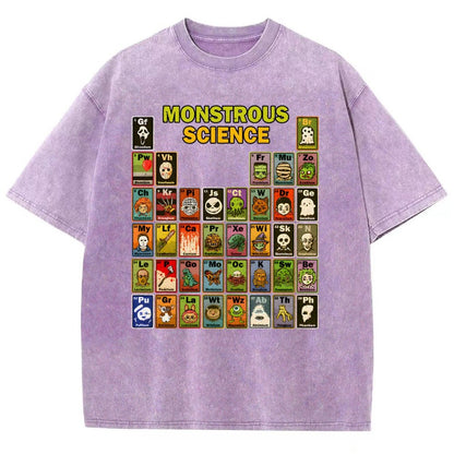 Monstrous Science Vintage Distressed T-shirt