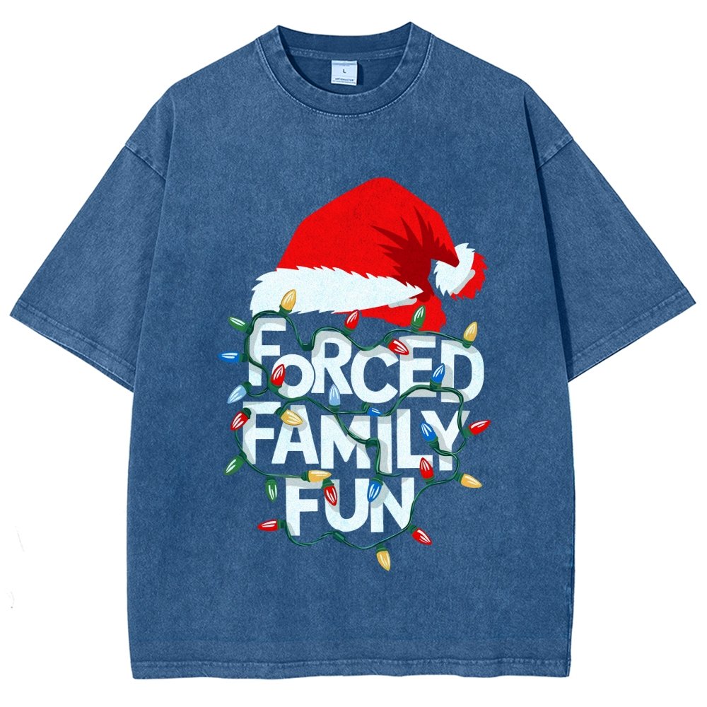Forced Family Fun Vintage Distressed T-shirt